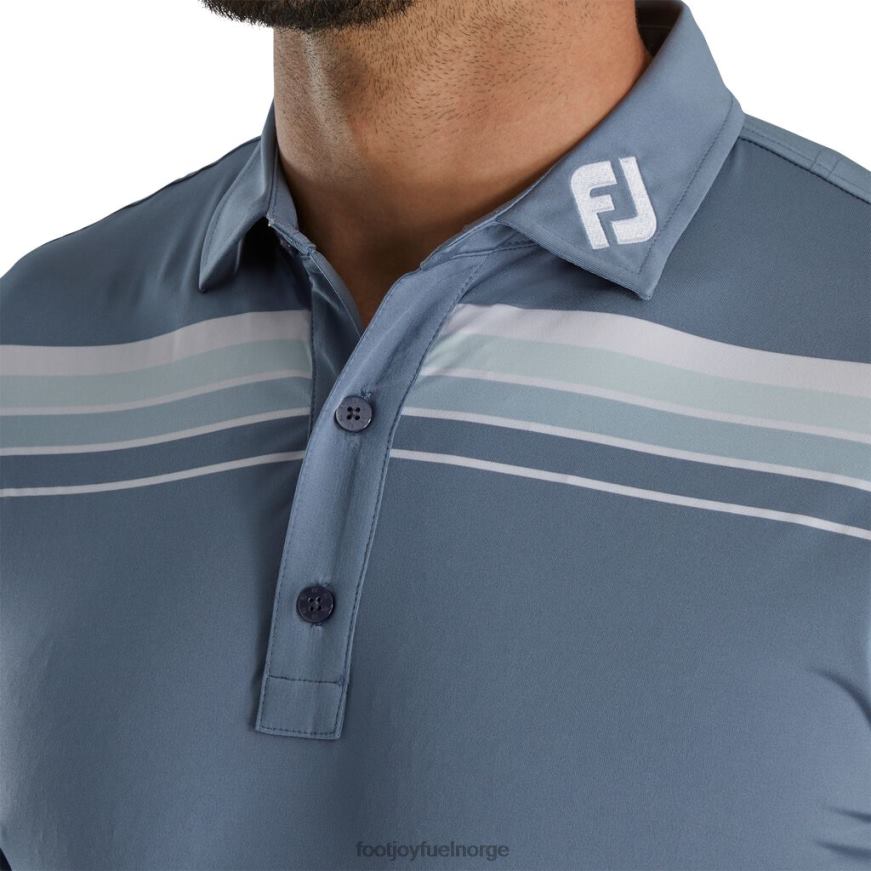 atletisk passform shadow brystbånd lisle self krage - fj tour krage grafitt R6P2F1812 grafitt Footjoy