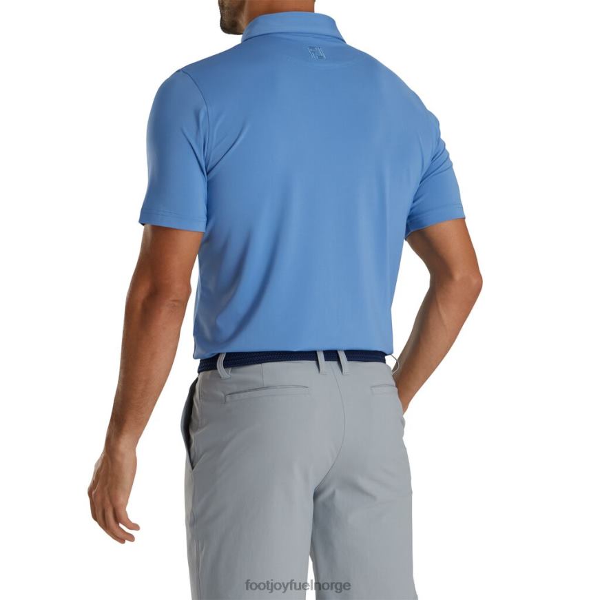 atletisk passform solid lisle self krage indigo R6P2F1871 indigo Footjoy