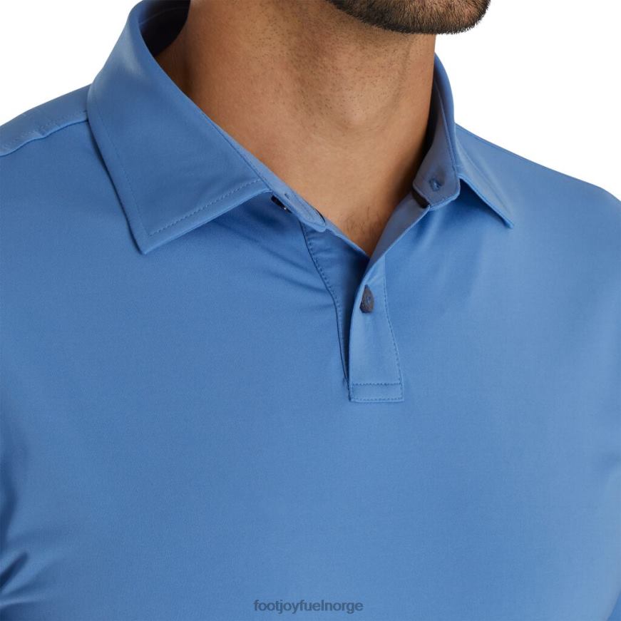 atletisk passform solid lisle self krage indigo R6P2F1871 indigo Footjoy