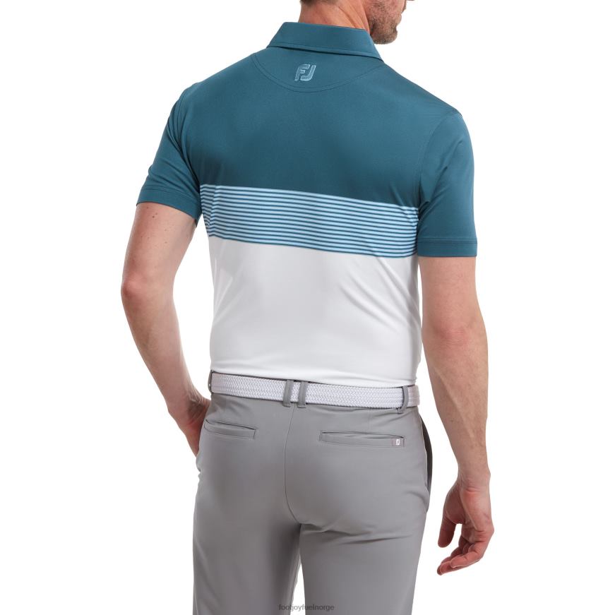 blekk-hvit-skumringsblå farge blokk piké R6P2F936 blekk-hvit-skumringsblå Footjoy