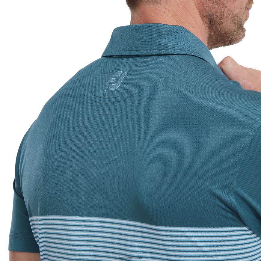 blekk-hvit-skumringsblå farge blokk piké R6P2F936 blekk-hvit-skumringsblå Footjoy