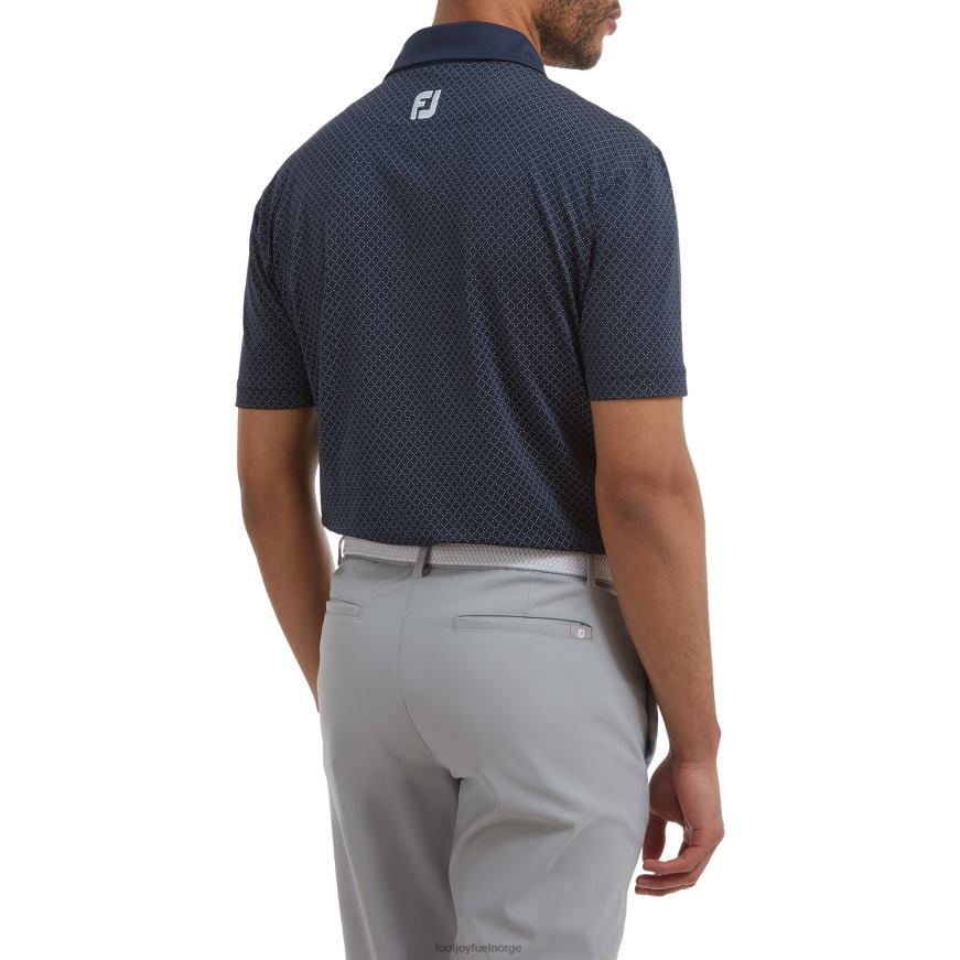 diamant prikketrykk lisle marine-hvit R6P2F109 marine-hvit Footjoy