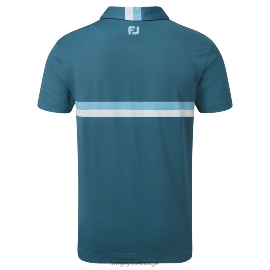 dobbelt brystbånd piké blå-skumring blå-hvit R6P2F106 blå-skumring blå-hvit Footjoy