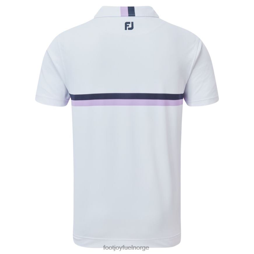 dobbelt brystbånd pique hvit-marine-lavendel R6P2F105 hvit-marine-lavendel Footjoy