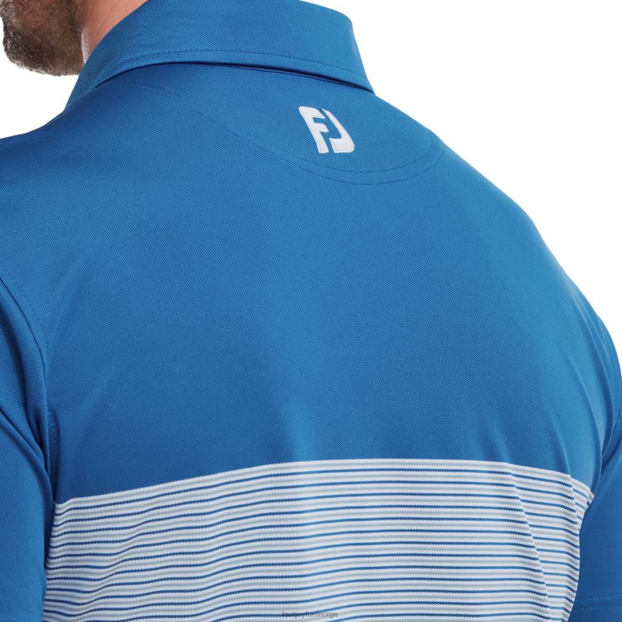 fargeblokk pique royal-grå-hvit R6P2F939 kongelig-grå-hvit Footjoy