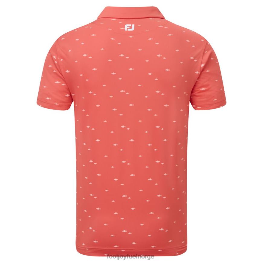 fiskestim print lisle oransje R6P2F927 oransje Footjoy