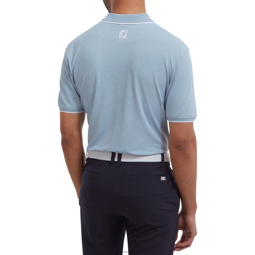 grå-gul push play print piké R6P2F929 grå-gul Footjoy