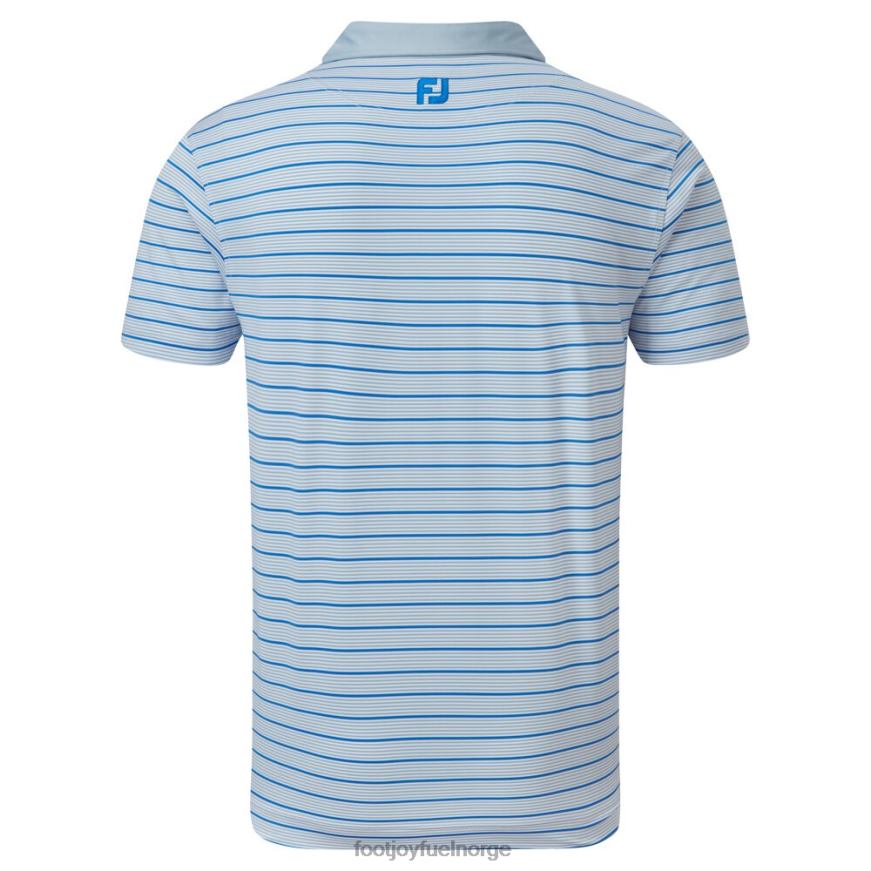 grå-hvit-blå aksent stripe lisle R6P2F128 grå-hvit-blå Footjoy