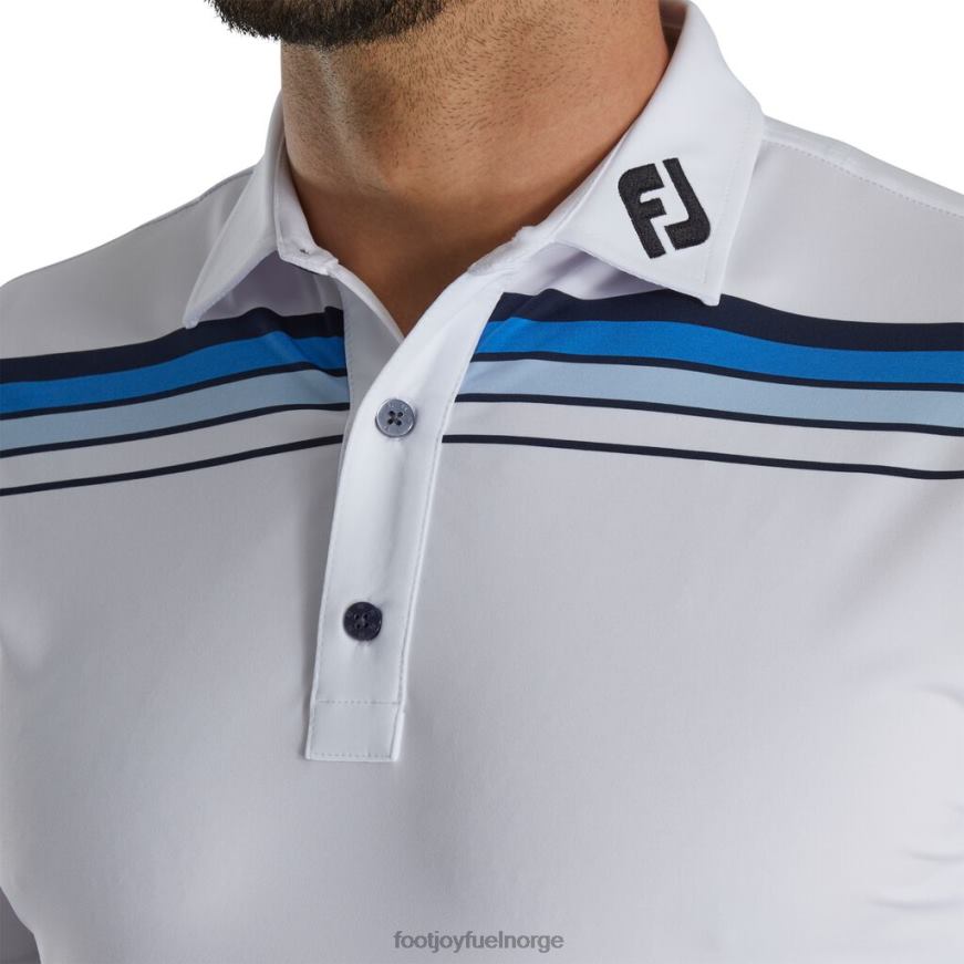 hvit atletisk passform shadow brystbånd lisle self krage - fj tour krage R6P2F1813 hvit Footjoy