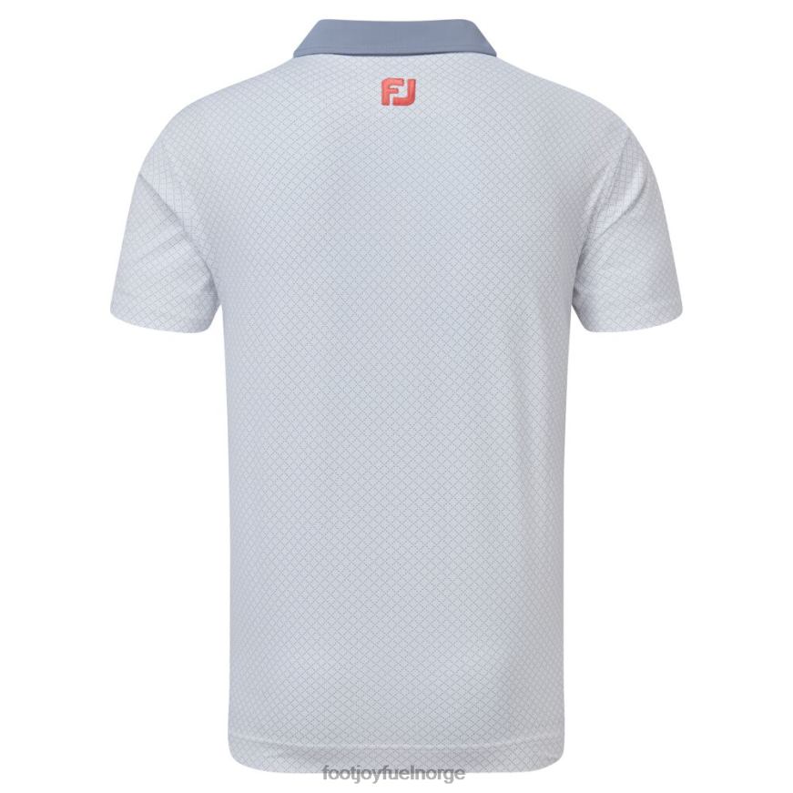 hvit-grå diamant prikketrykk lisle R6P2F108 hvit-grå Footjoy