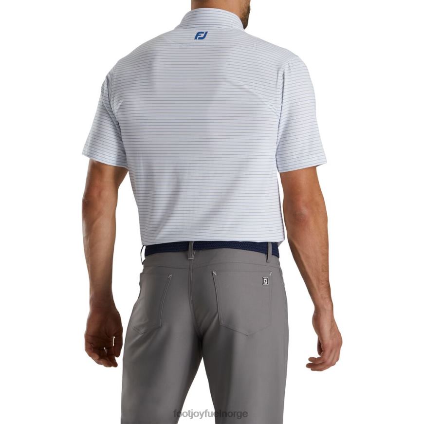 hvit-kongelig Lisle klassisk blyantstripe R6P2F1906 hvit-kongelig Footjoy