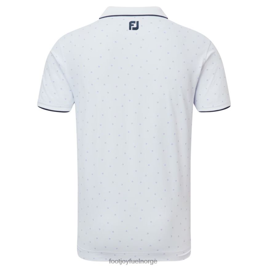hvit-lavendel push play print pique R6P2F120 hvit-lavendel Footjoy