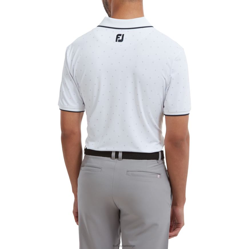 hvit-lavendel push play print pique R6P2F932 hvit-lavendel Footjoy