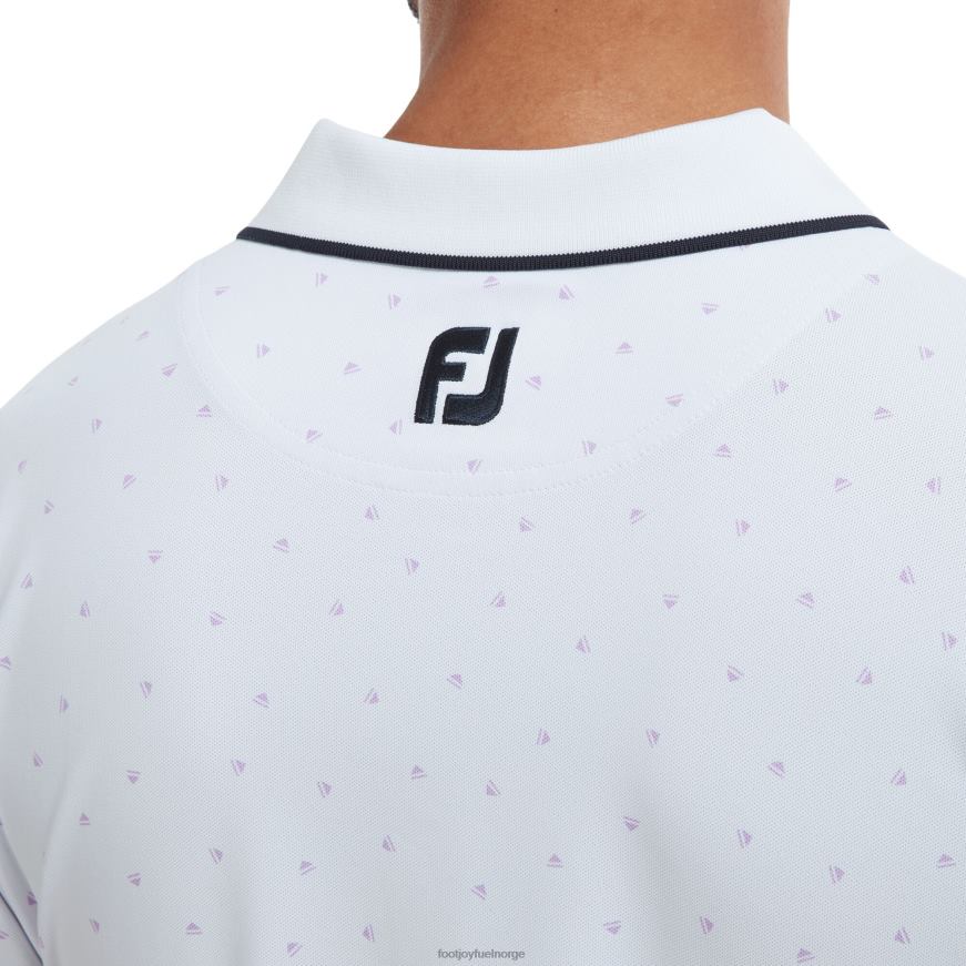 hvit-lavendel push play print pique R6P2F932 hvit-lavendel Footjoy