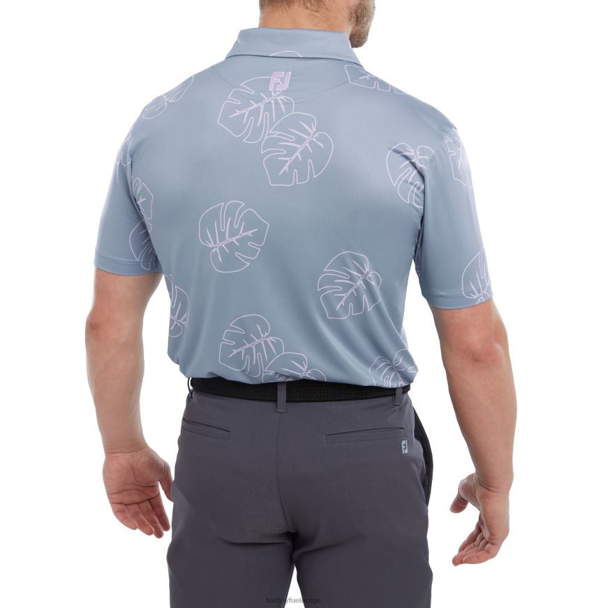 jungelblad piké denim-støvet lilla R6P2F886 denim-støvet lilla Footjoy