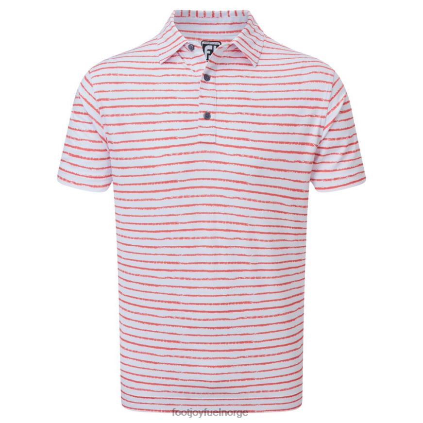 krittlenketrykk piké hvit-oransje R6P2F933 hvit-oransje Footjoy