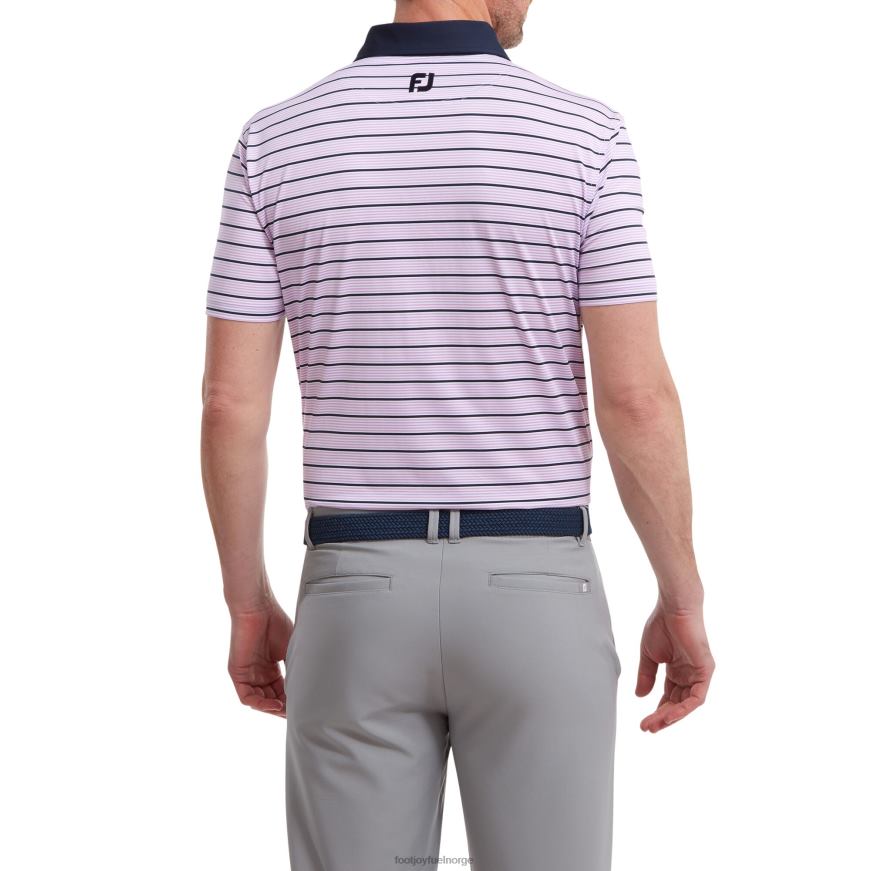 lavendel-hvit-marine aksent stripe lisle R6P2F942 lavendel-hvit-marine Footjoy