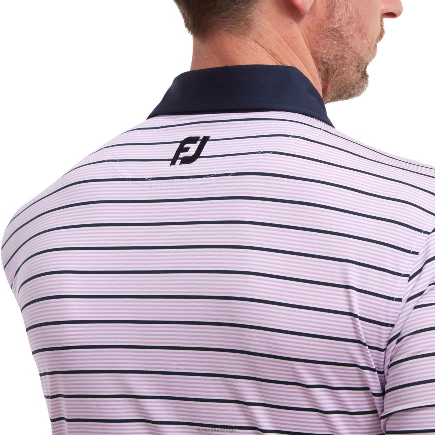 lavendel-hvit-marine aksent stripe lisle R6P2F942 lavendel-hvit-marine Footjoy