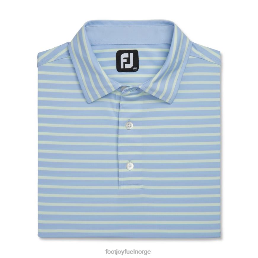 lisle 2 farge stripe self krage sky-mint R6P2F1924 sky-mint Footjoy