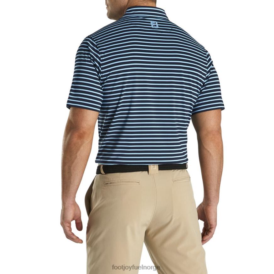 lisle 2-farget stripe selvkrage marine-lyseblå R6P2F1922 marine-lyseblå Footjoy
