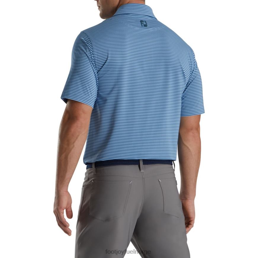 lisle feeder stripe self krage blekk-skumringsblå R6P2F1851 blekk-skumringsblå Footjoy