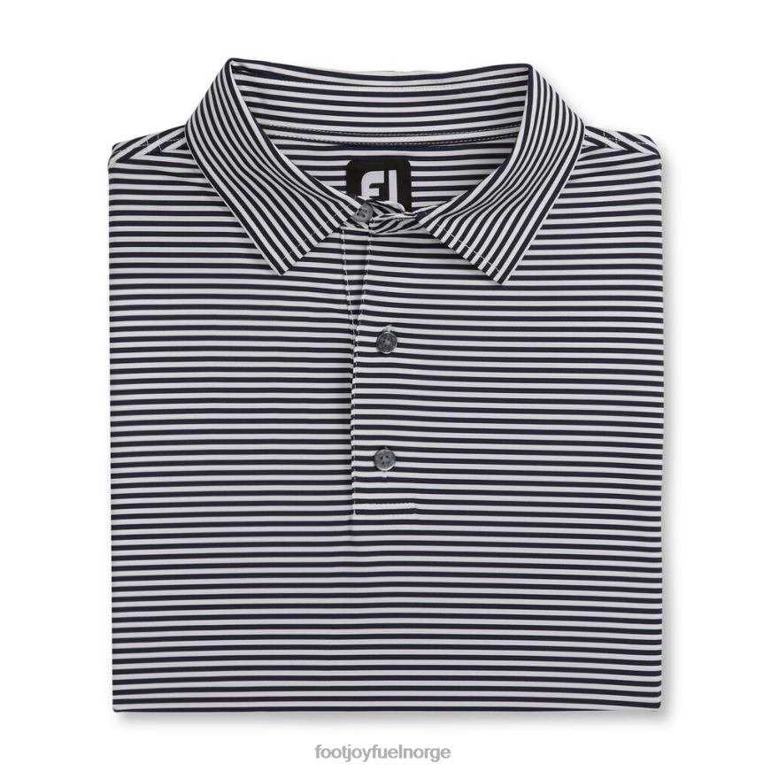 lisle feeder stripe self krage marine-hvit R6P2F2706 marine-hvit Footjoy