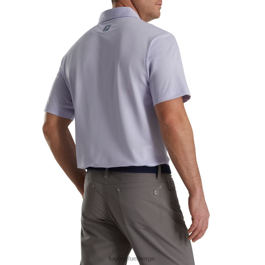 lyng stretch pique solid self krage støvete lilla lyng R6P2F1757 støvete lilla lyng Footjoy