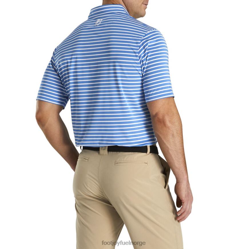 marine-hvit lisle 2-farget stripe selvkrage R6P2F1921 marin-hvit Footjoy