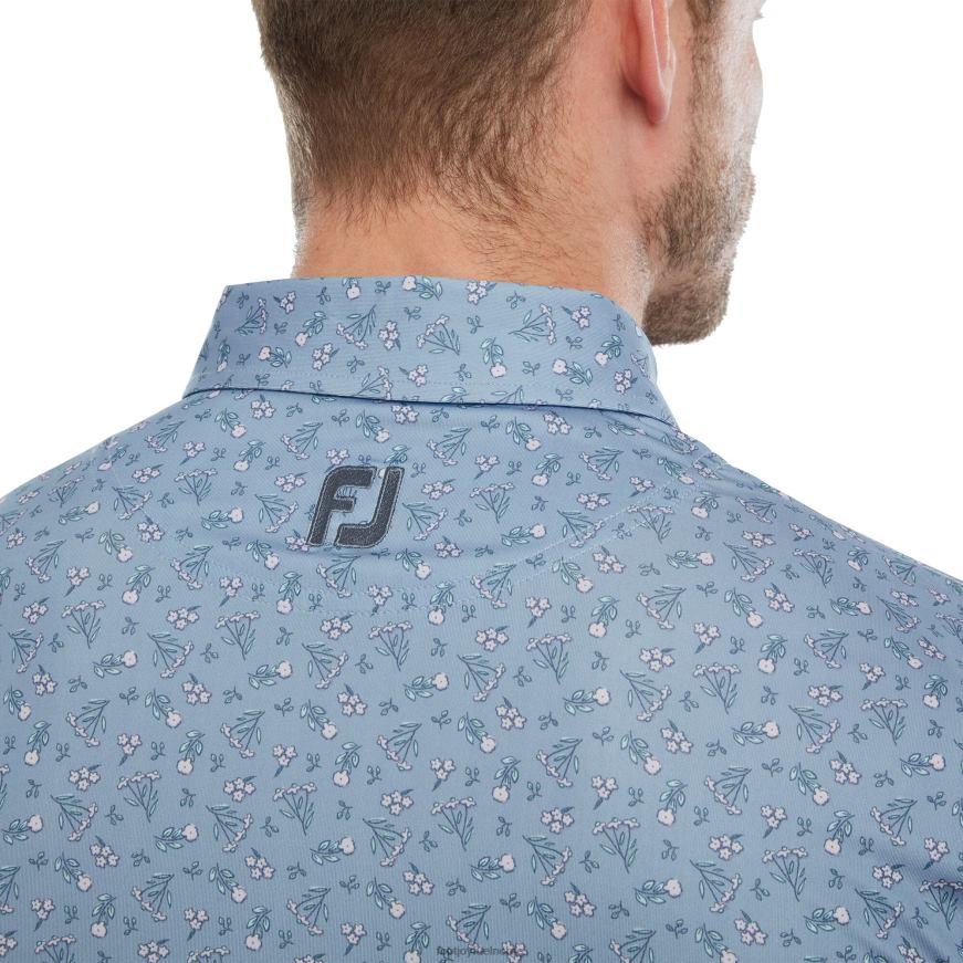 mini floral lisle denim-støvet lilla-asurblå R6P2F883 denim-støvet lilla-asurblå Footjoy