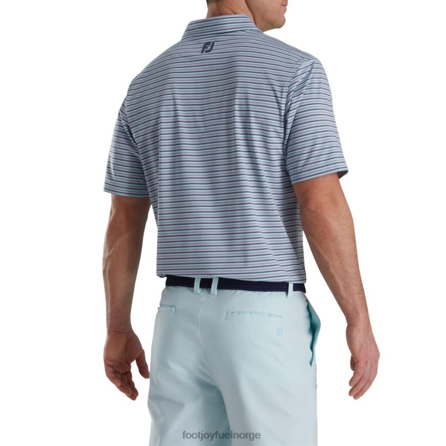 multi stripe lisle self krage asurblå-denim-støvet lilla-blåstein R6P2F1745 asurblå-denim-støvet lilla-blåstein Footjoy