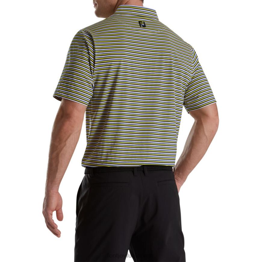 multi stripe lisle self krage hvit-havnøkkel lime-svart R6P2F1746 hvit-havnøkkel lime-svart Footjoy