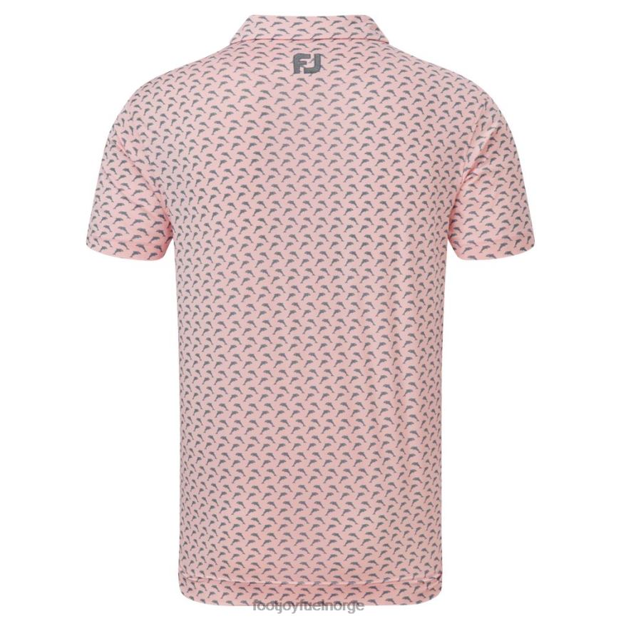 rosa-grå hoppende delfiner trykker Lisle R6P2F902 rosa-grå Footjoy