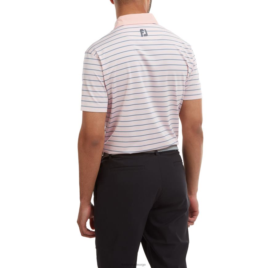 rosa-hvit-grå aksent stripe lisle R6P2F941 rosa-hvit-grå Footjoy
