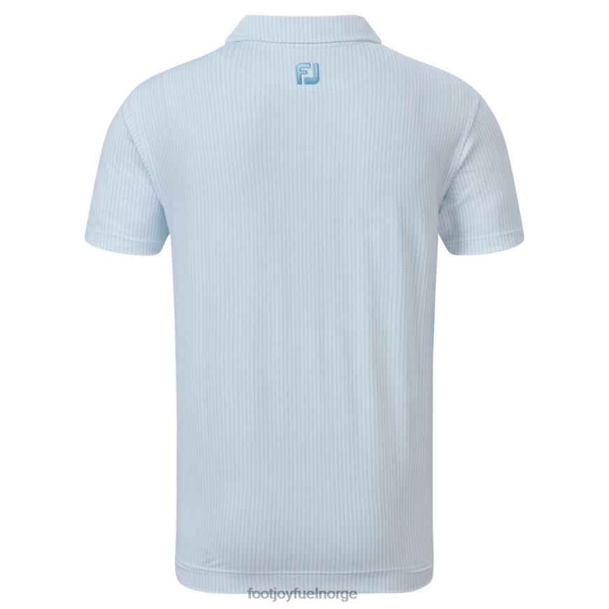 sikk-sakk-trykk lisle hvit-blå R6P2F112 hvit-blå Footjoy