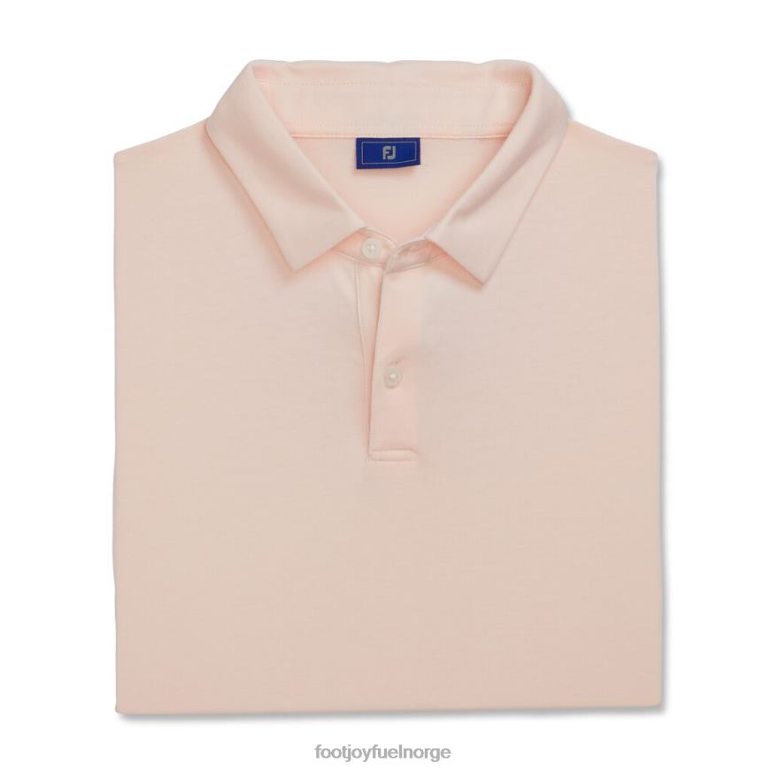 skallrosa atletisk passform solid jersey selvkrage R6P2F1887 skall rosa Footjoy