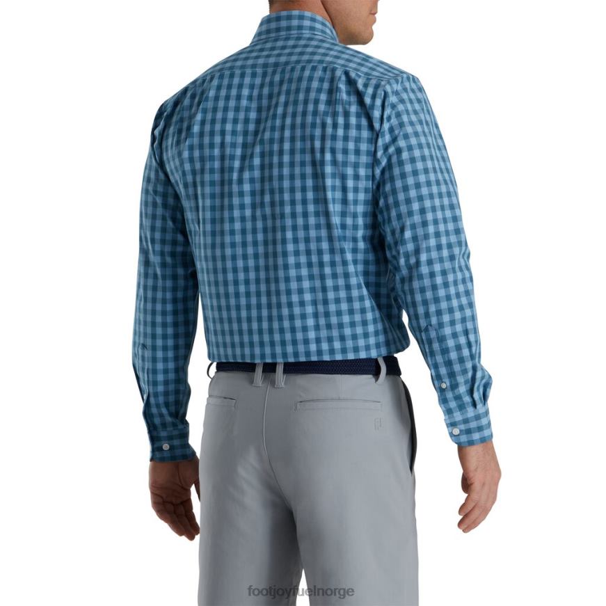 skumringsblått blekk vevd gingham R6P2F1901 skumringsblått blekk Footjoy
