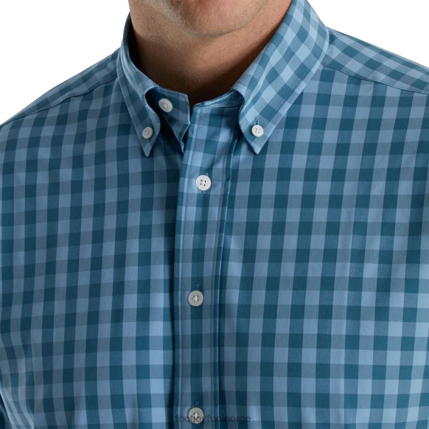 skumringsblått blekk vevd gingham R6P2F1901 skumringsblått blekk Footjoy