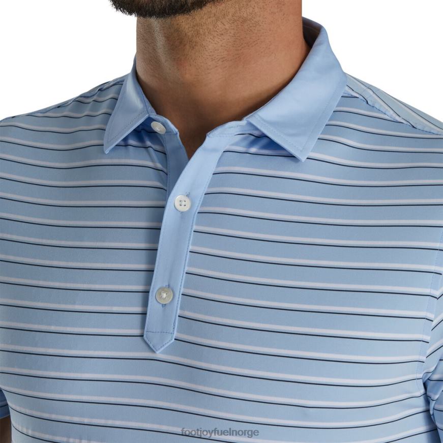 sky atletic fit multi-stripe lisle self krage R6P2F1798 himmel Footjoy