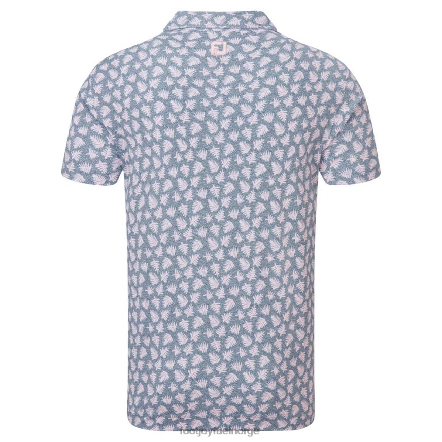 skygge palmetrykk piké grå-rosa R6P2F907 grå-rosa Footjoy