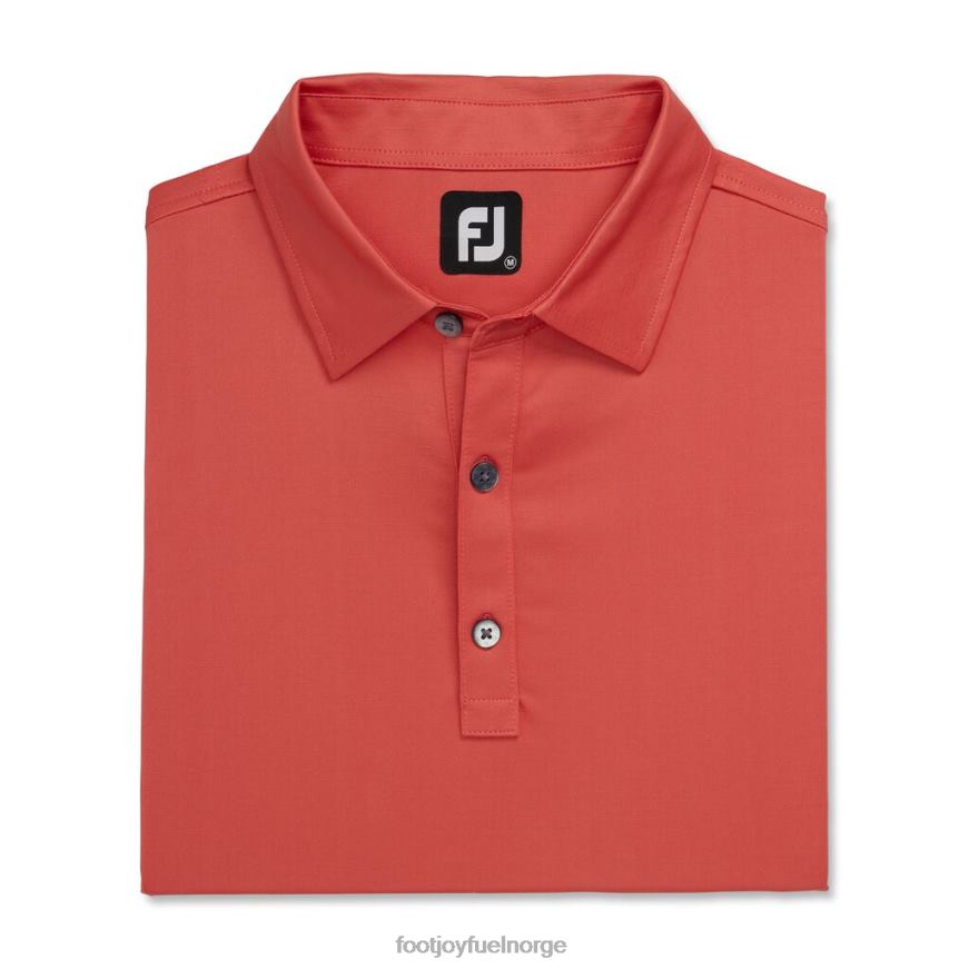 slub garn solid self krage koraller R6P2F1806 korall Footjoy