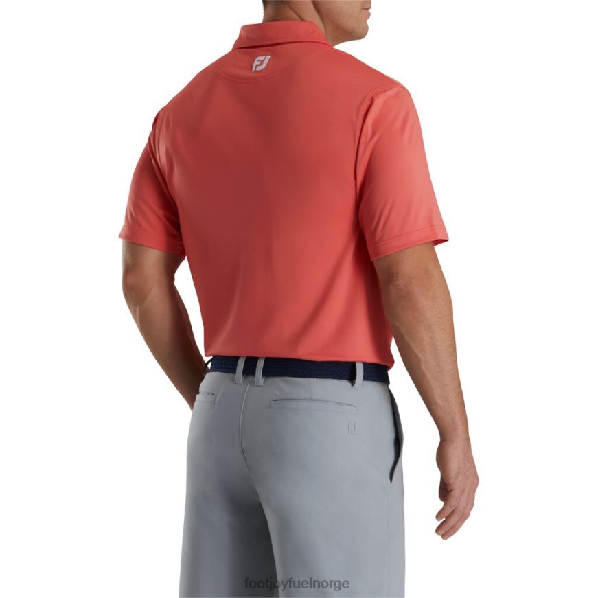 slub garn solid self krage koraller R6P2F1806 korall Footjoy