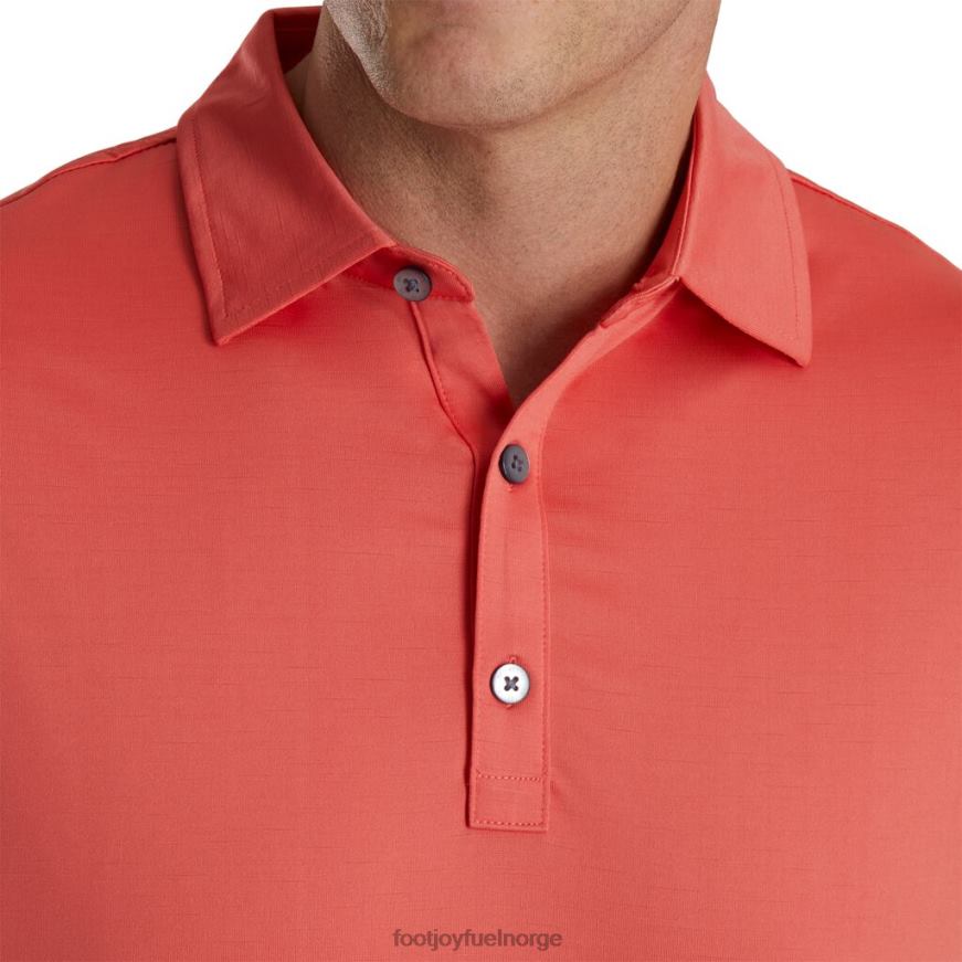 slub garn solid self krage koraller R6P2F1806 korall Footjoy