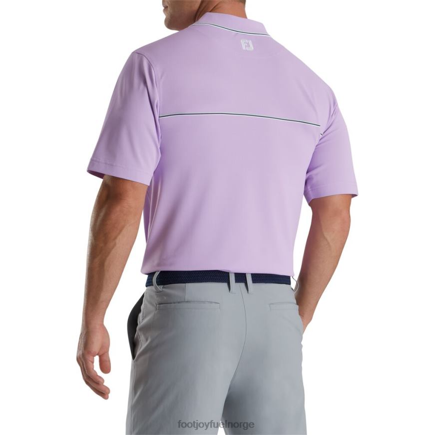 små detaljer stretch pique strikket krage lavendel R6P2F1833 lavendel Footjoy