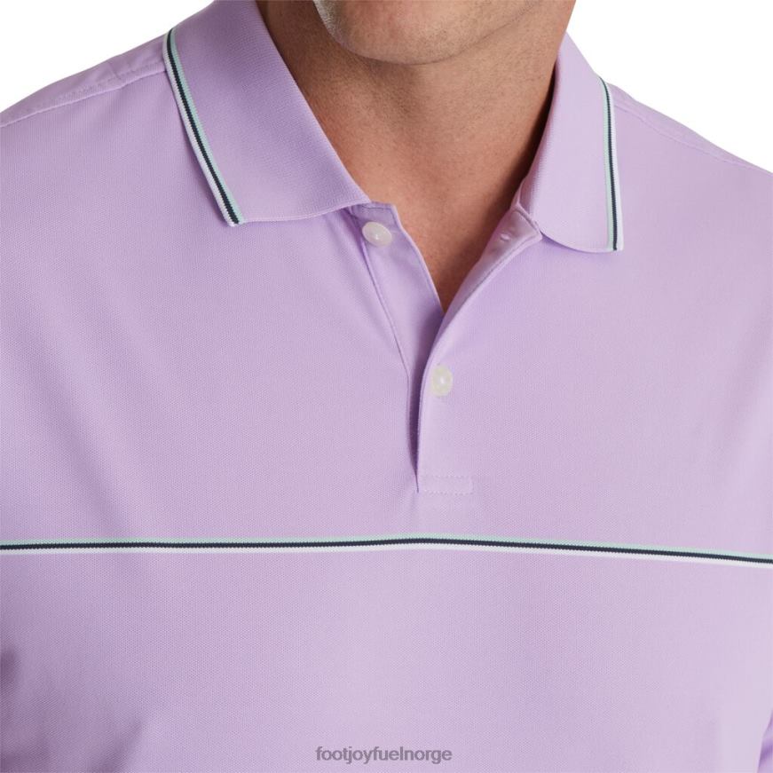 små detaljer stretch pique strikket krage lavendel R6P2F1833 lavendel Footjoy