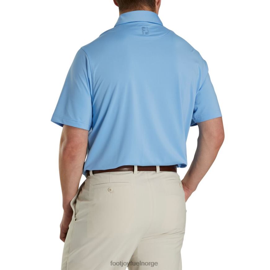 solid lisle self krage lyseblå R6P2F2698 lyse blå Footjoy