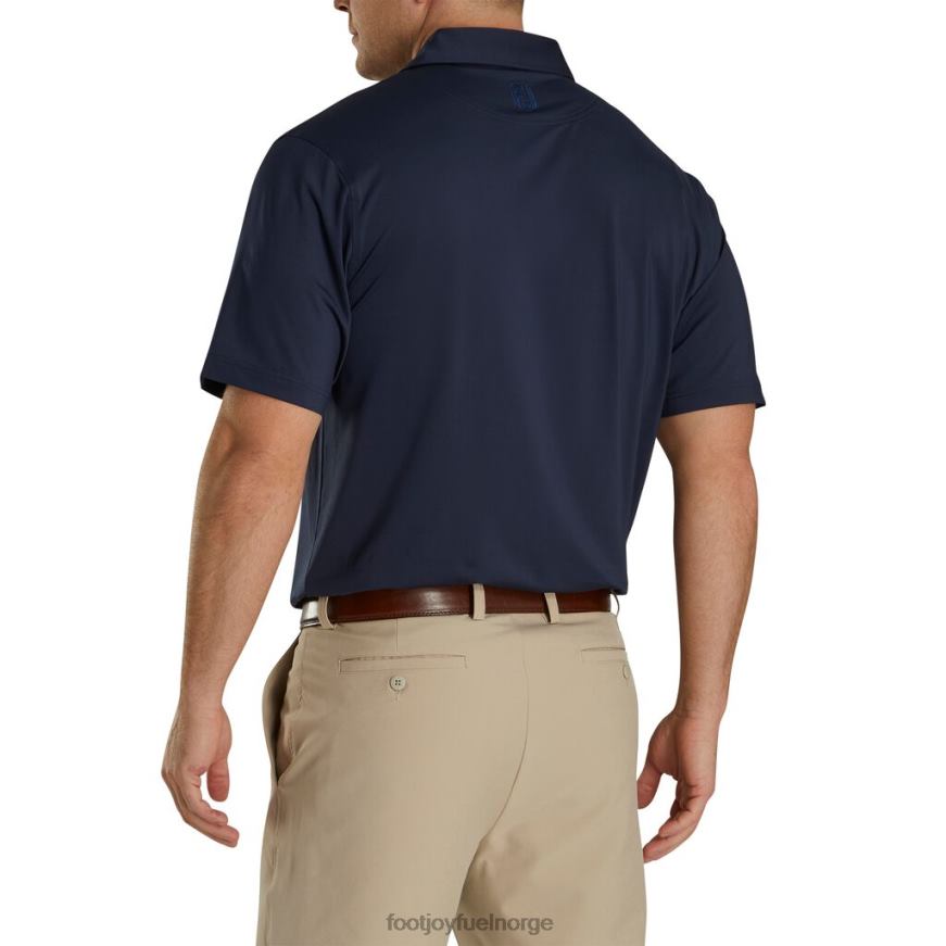 solid lisle self krage marine-hvit R6P2F1816 marine-hvit Footjoy