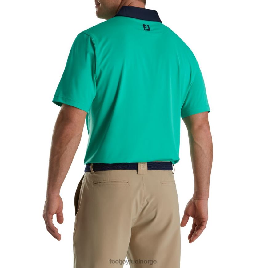 solid spiralprint trim lisle self krage sjøgrønn R6P2F1750 sjøgrønn Footjoy