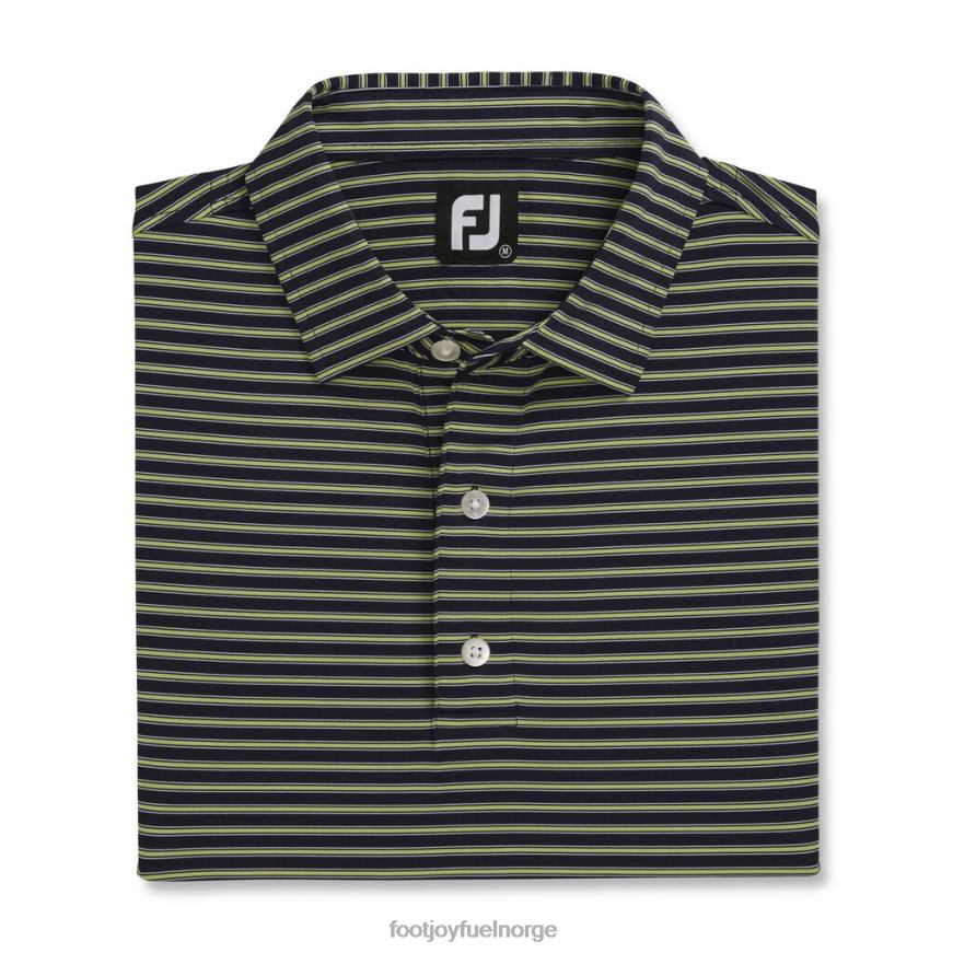 stretch lisle nålestripe marine-lime-hvit R6P2F1856 marine-lime-hvit Footjoy