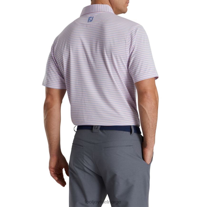 stretch lisle nålestripe rosa-blå-hvit R6P2F1854 rosa-blå-hvit Footjoy