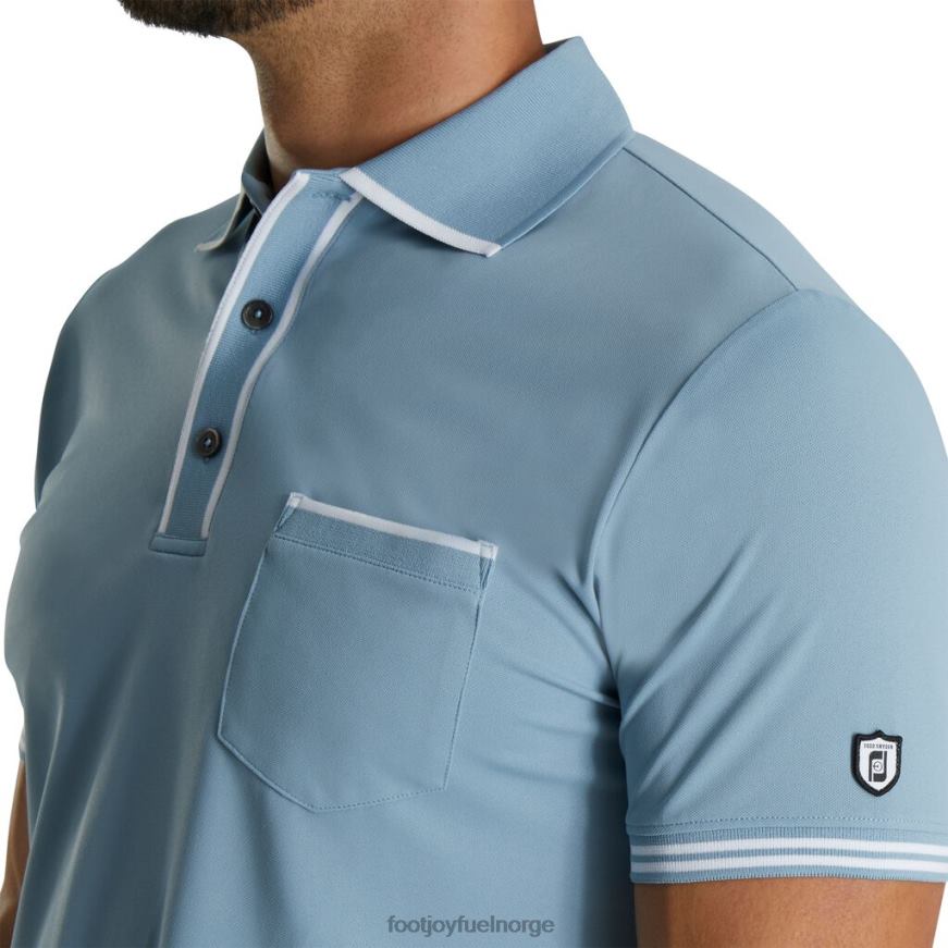 tippet pique polo ashley blå R6P2F2688 ashley blå Footjoy